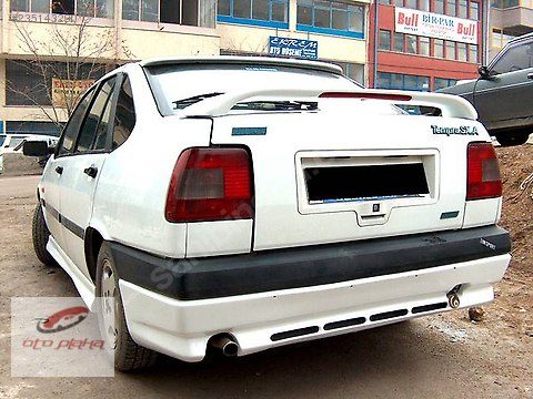 Fiat Tempra 1992-1999 Arka Yarım Tampon+ Bagaj Üstü Işıklı Spoiler
