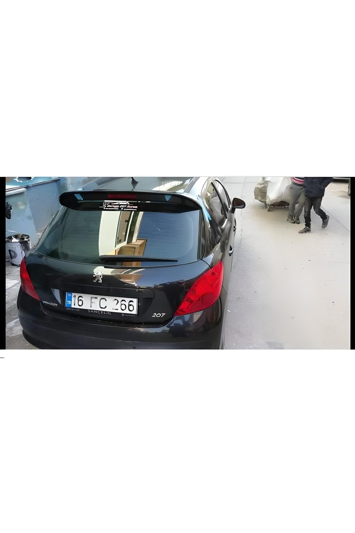 Peugeot 207 Spoyler Astarlı / Boyasız