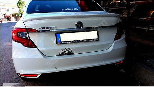 Fiat Egea Sedan Anatomik Spoyler / Bagaj Rüzgarlığı Boyalı - Fiberglass