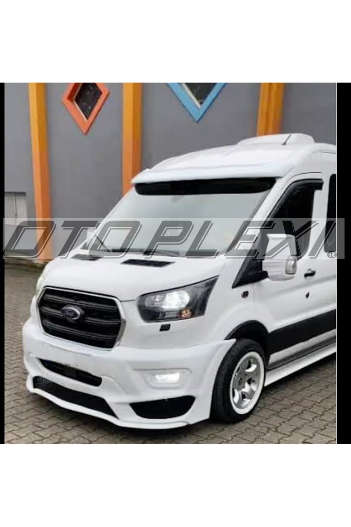 Ford Transit Ön Şapka Ön Güneşlik Minibüs Uyumlu Astarlı Boyasız 2014+