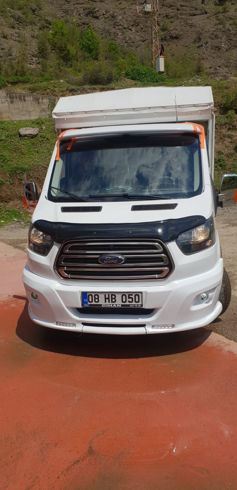Ford Transit T-18 Ön Tampon Ledli Model - Fiberglass