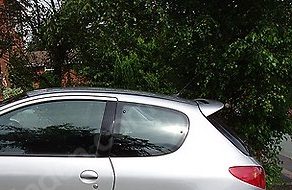 Peugeot 206 Cam Üstü Spoiler Fiberglass (bagaja Takılı Olan Mevcut Değil)