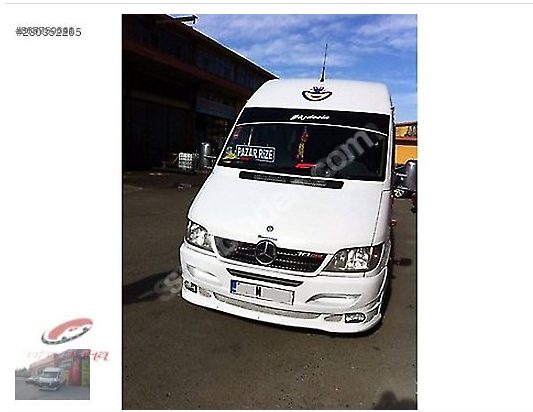 Mercedes Sprinter 313 Karesisli Ön Tampon Giydirme Boyalı