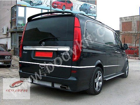 Mercedes-Benz Vito 2004-2015 Ayaklı Spoiler Fiberglass - Fiberglass