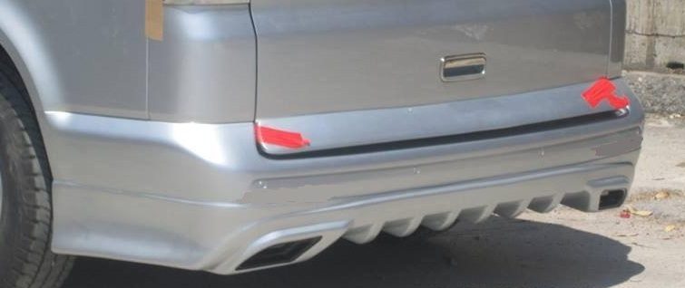 Volkswagen Transporter T. T5 Arka Tampon Tamamlayıcısı Fiberglass