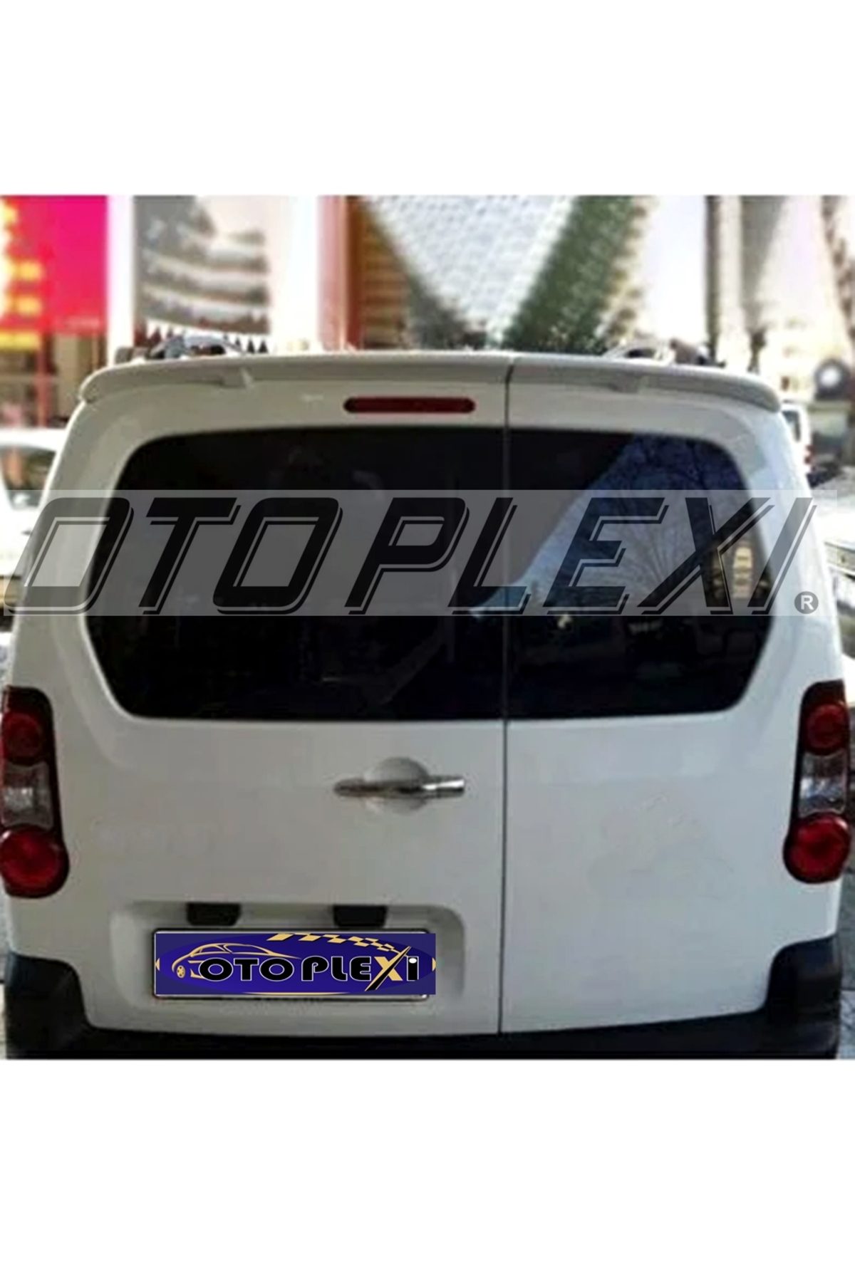 Peugeot Partner Tepee Çift Kapı Spoiler Anatomik Spoiler 2007-2025 Boyasız Astarlı