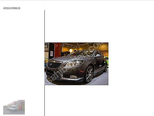 Opel Insignia Tampon Altı Ek Karlık / Ön Karlık Boyalı