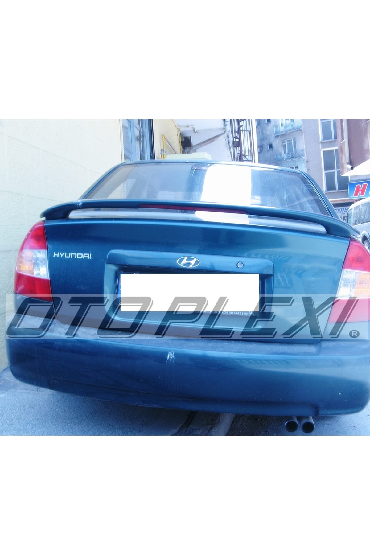 Hyundai Accent Admira Spoiler Işıklı Ayaklı Boyasız Astarlı