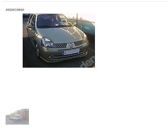 Renault Clio 2 Ön Karlık / Tampon Altı Ek Boyalı