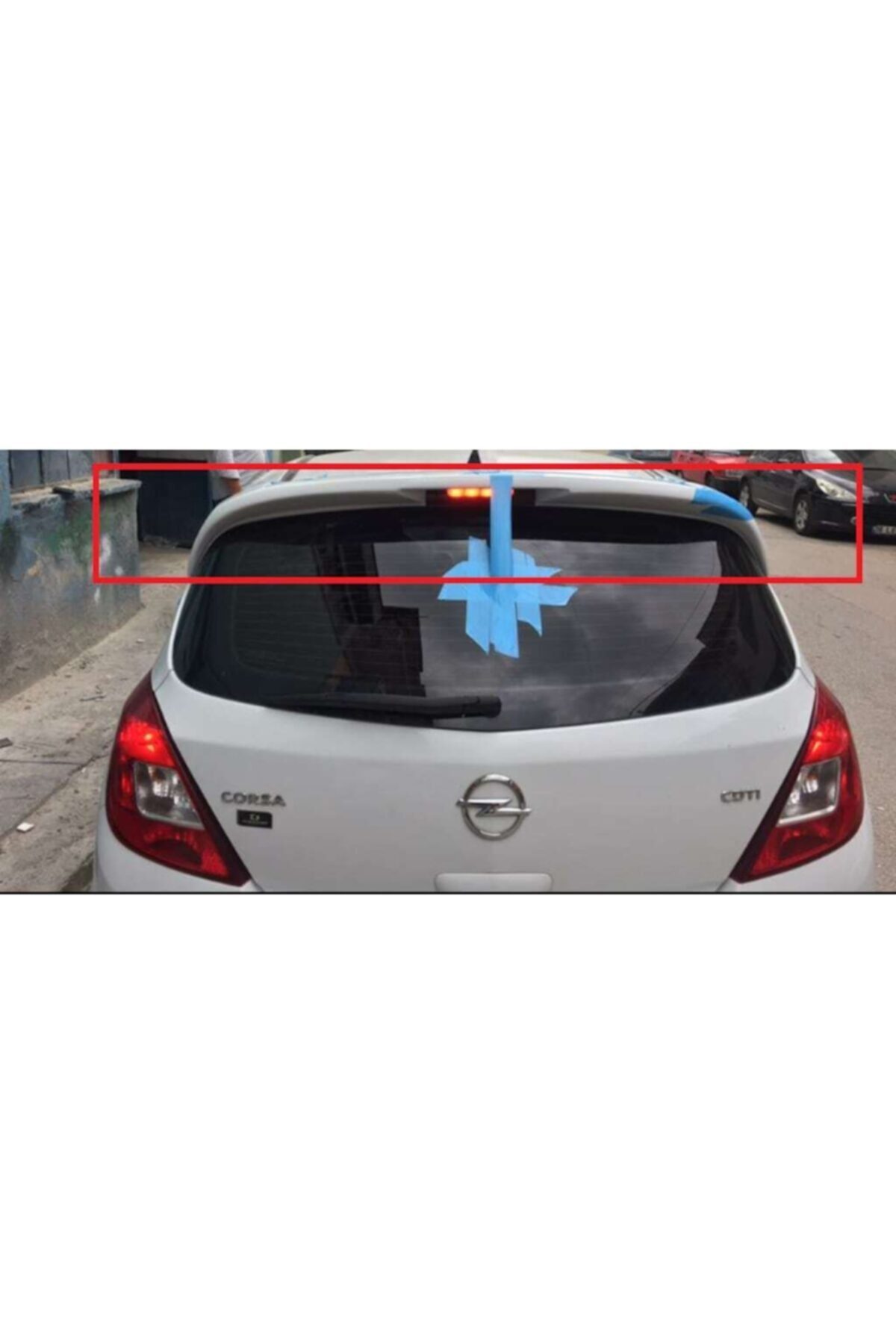 Corsa D Anatomik Spoyler Bagaj Rüzgarlığı Astarlı