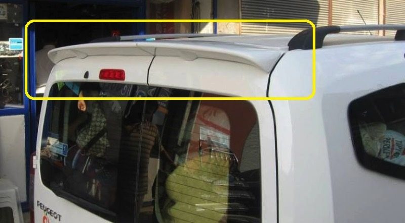 Fiat Fiorino,nemo,bipper Çift Kapı Anatomik Spoiler Fiberglass - Fiberglass