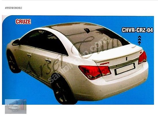 Chevrolet Cruze Anatomik Spoyler / Bagaj Çıtası Boyalı - Fiberglass