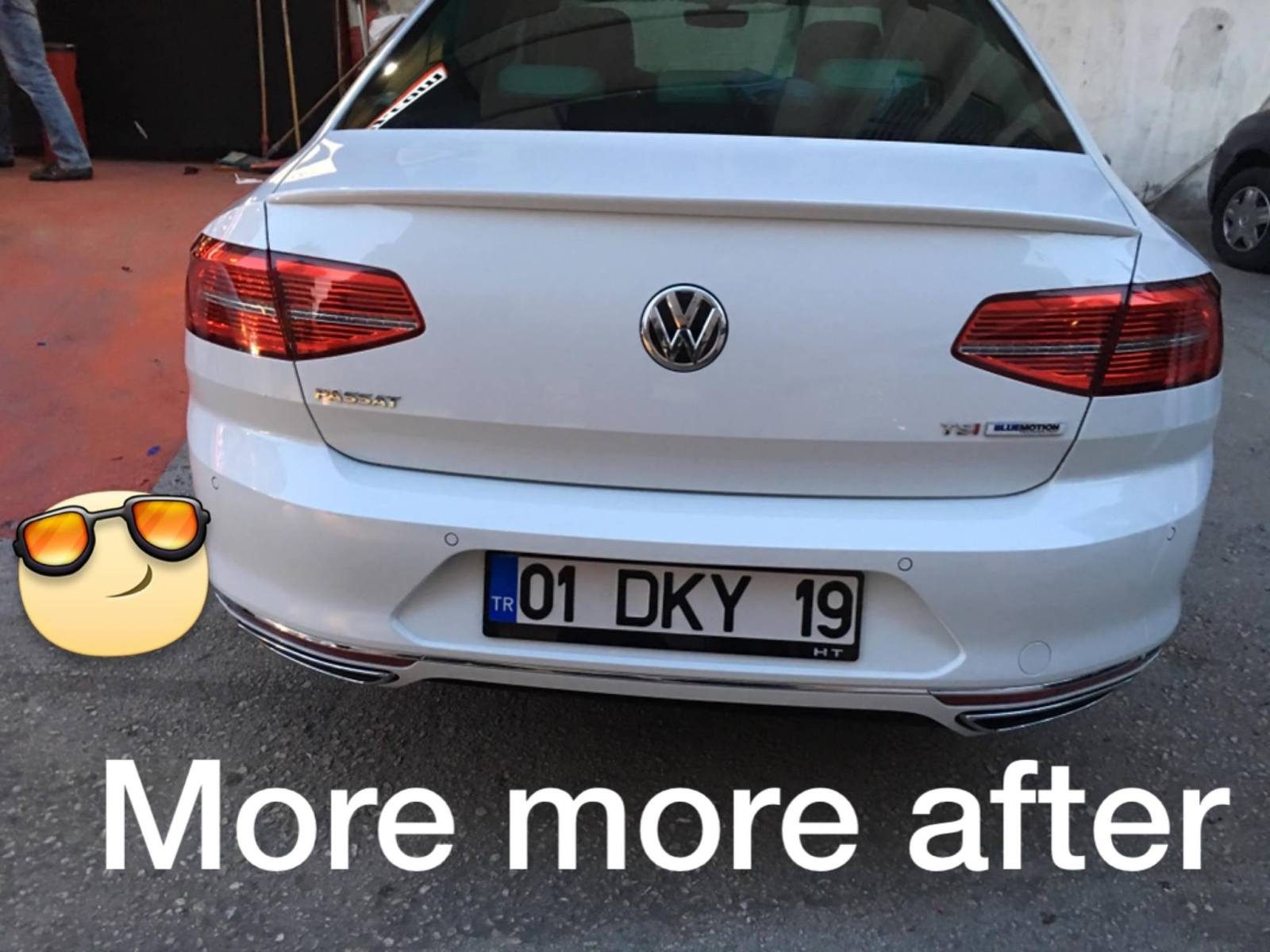 Volkswagen Passat B8 Anatomik Spoiler Fiberglass