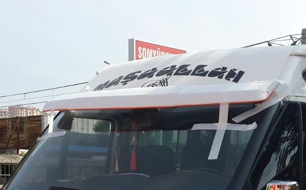 Ford Transit Orta Kasa Güneşlik Fiber Çıkıntılı Model