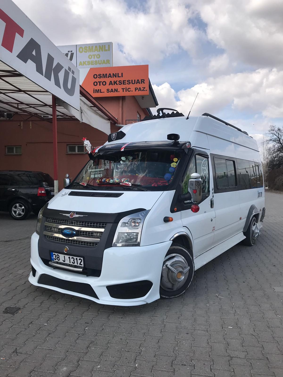 Ford Transit T-16 Ön Kaput Rüzgarlık + Amg Tampon
