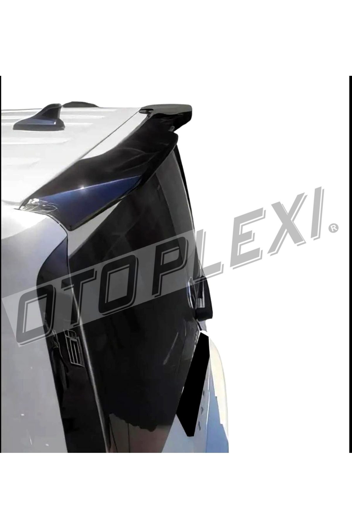 Volkswagen Caddy 2021-2024 Spoiler Bagaj Üstü Spoiler Yarasa Model Parlak Siyah Boyalı