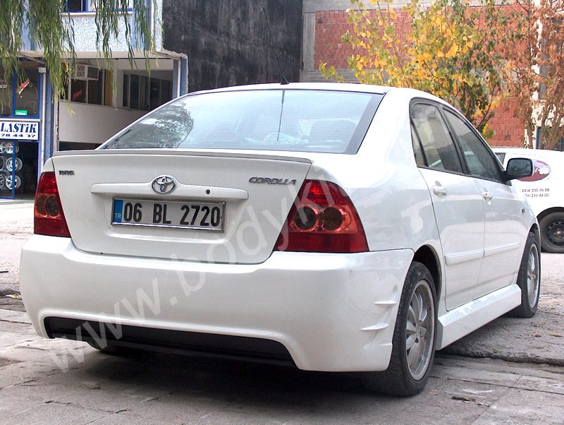 Toyota Corolla 2003-05 Anatomik Spoiler Fiberglass