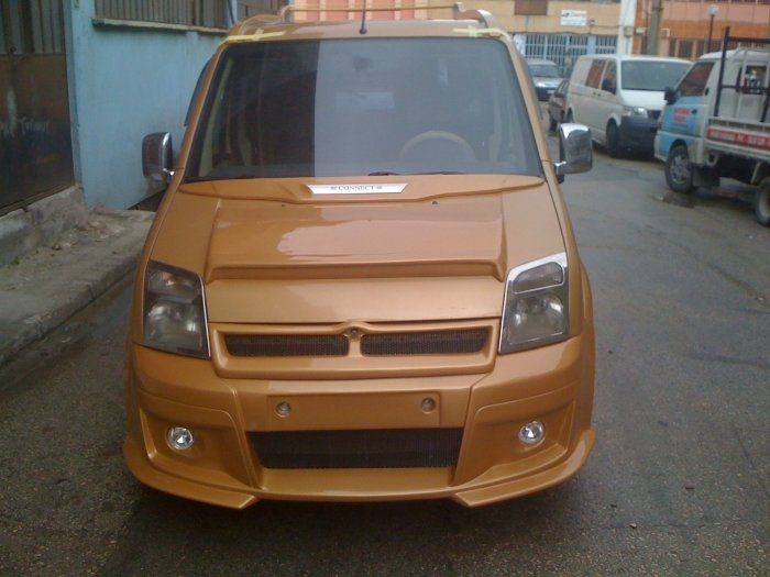 Ford Connect 2006-2009 Sisli Ön Tampon - Fiberglass