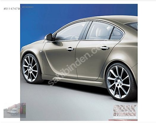 Opel Insignia Marşbiyel Takımı / Yan Karlık Boyalı - Fiberglass