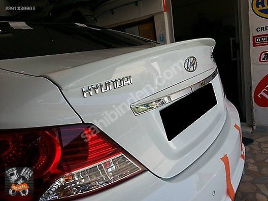 Hyundai Blue Anatomik Spoiler Fiberglass