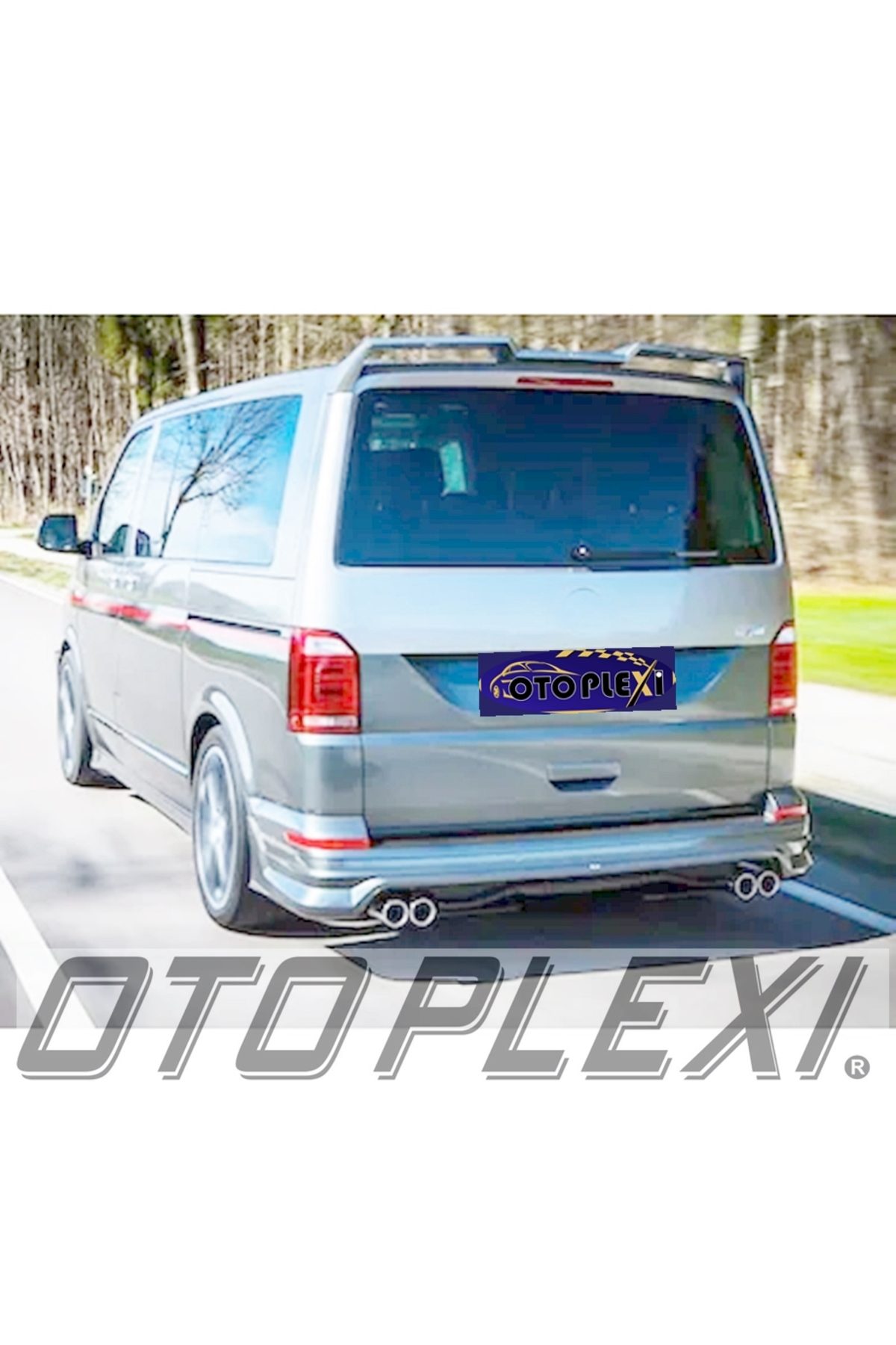 Volkswagen T8 Transporter Arka Karlık Arka Tampon Altı Yarım Karlık Boyasız 2019+