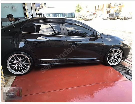 Renault Fluence Marşpiyel Takımı / Yan Karlık /Etek Boyalı - Fiberglass