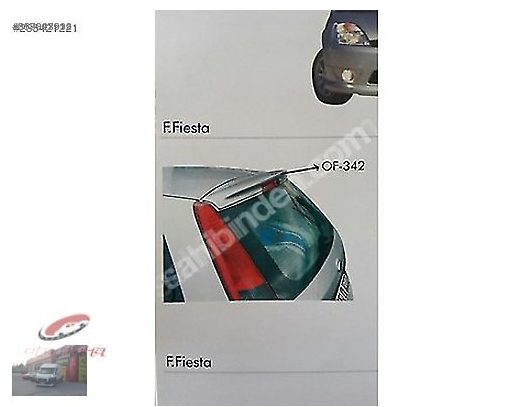Ford Fiesta Eski Model Anatomic Spoiler Rüzgarlık 4 Kapı Boyalı