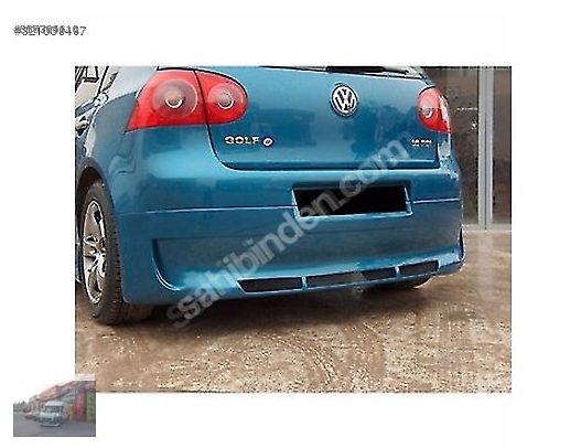 Volkswagen Golf 5 Tampon Altı Ek / Arka Karlık Boyasız