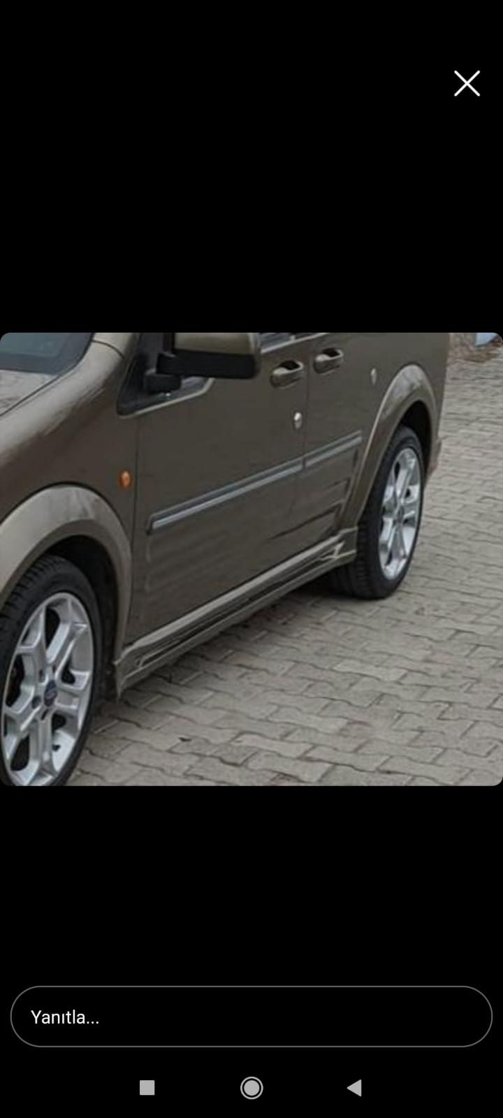 Ford Connect 2002-2014 Yan Marşpiyel Fiber Düz
