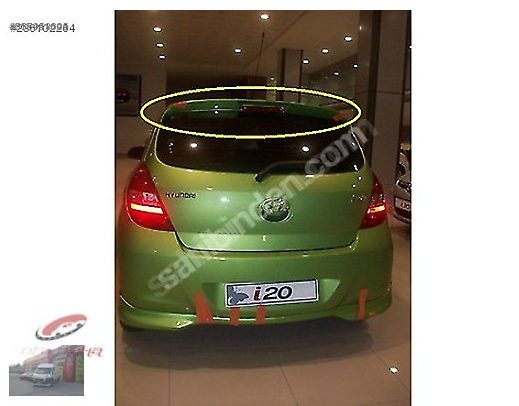 Hyundai İ 20 Spoyler Rüzgarlık Boyalı