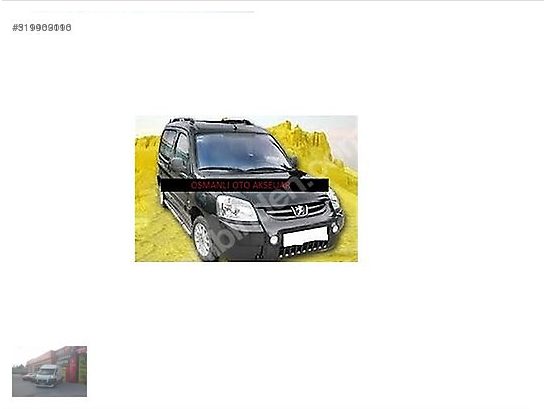Peugeot Partner Ön Tampon Koruma / Bady Boyalı