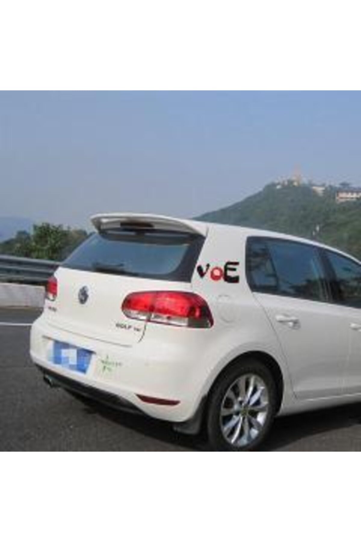 Golf 6 Anatomik Spoyler / Bagaj Rüzgarlığı Boyasız Astarlı