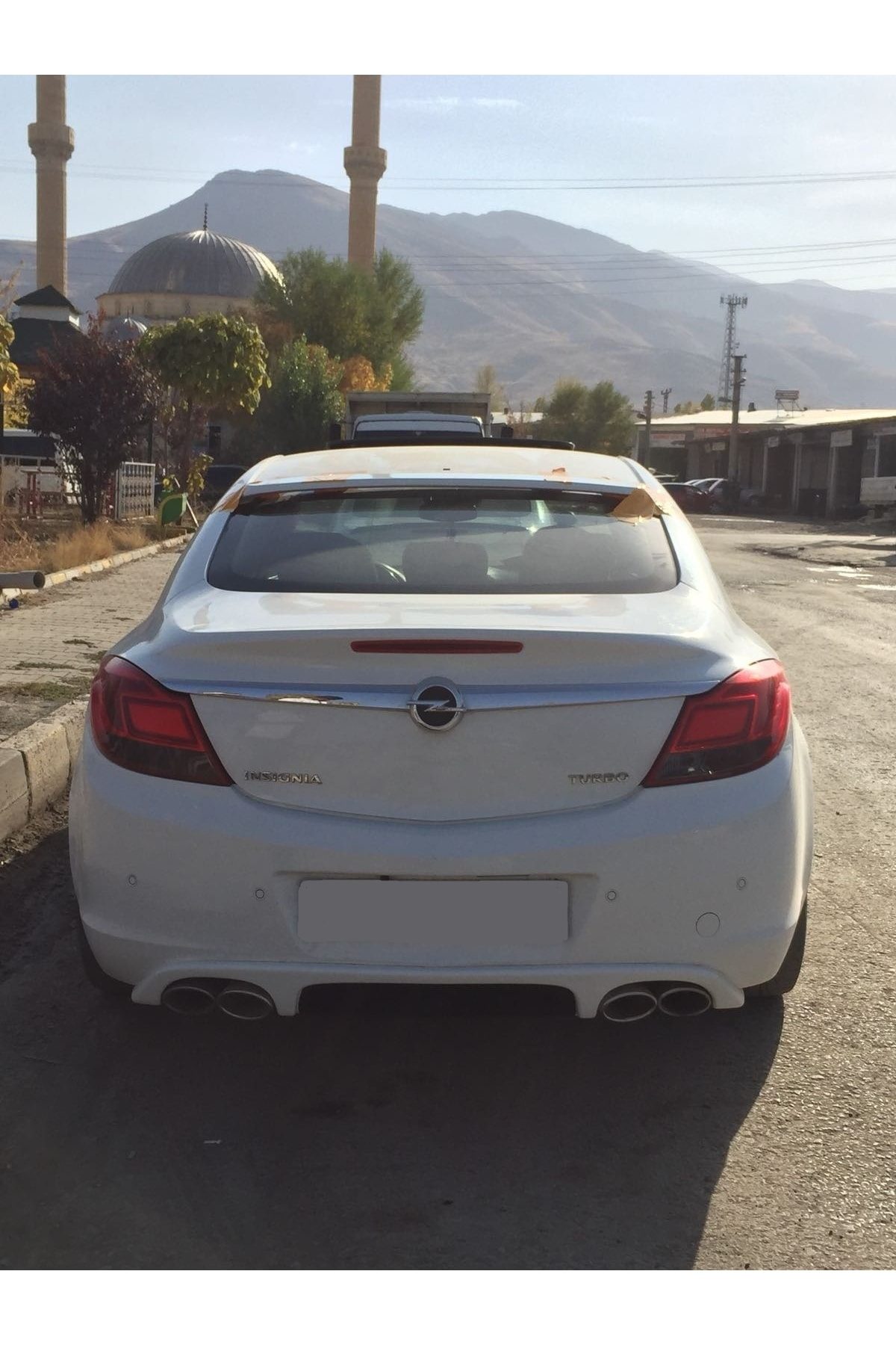 Opel Insignia 2007-2014 Camüstü Spoyler / Tavan Rüzgarlık Boyasız