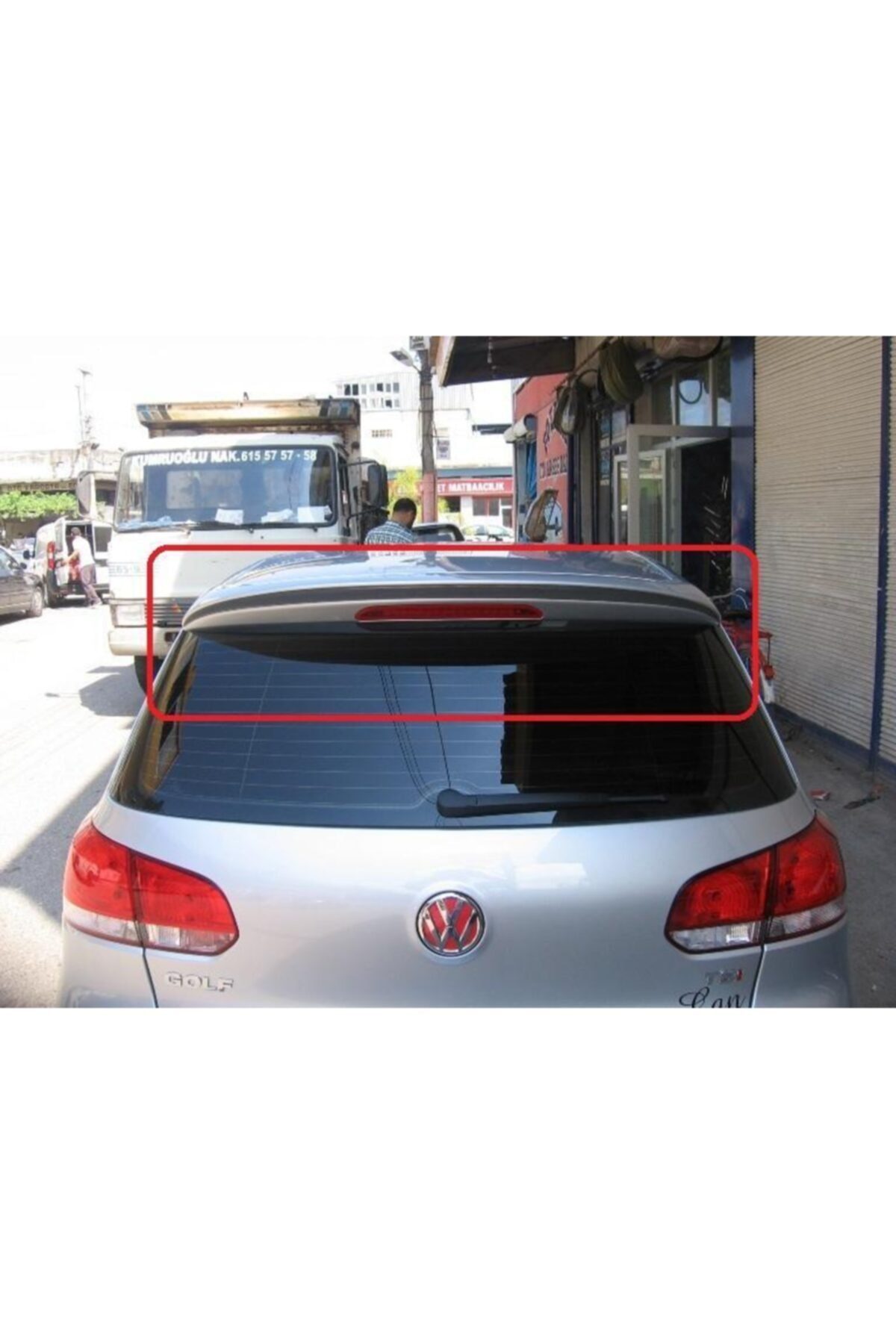 Golf 6 Anatomik Spoyler / Bagaj Rüzgarlığı Boyasız Astarlı