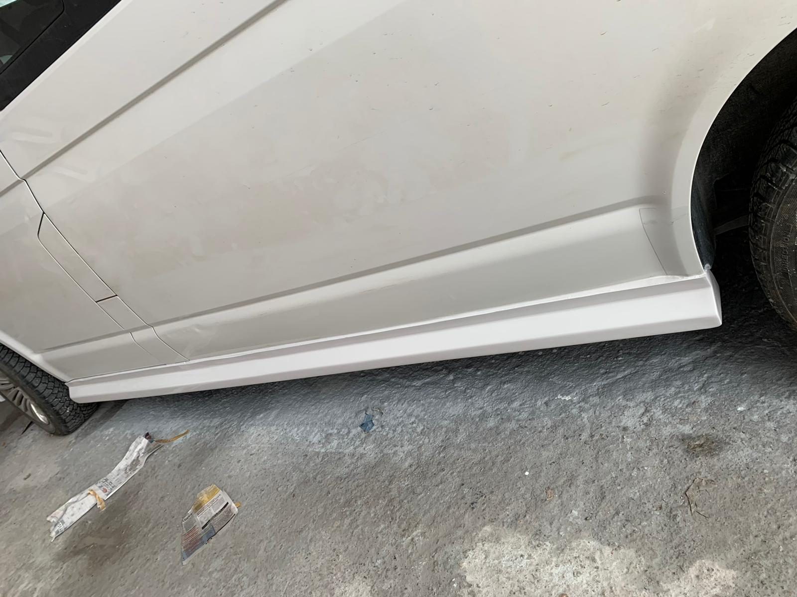 Volkswagen Transporter T. T7 Marşpiyel Boyasız Ters Takılınca Oluşan Şekil