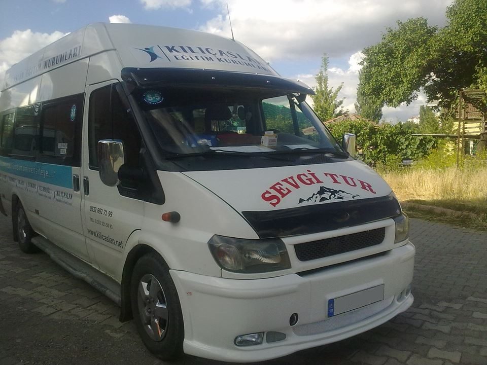 Ford Transit 2002-2006 Ön Tampon Karesisli + Kaput Rüzgarlık - Fiberglass