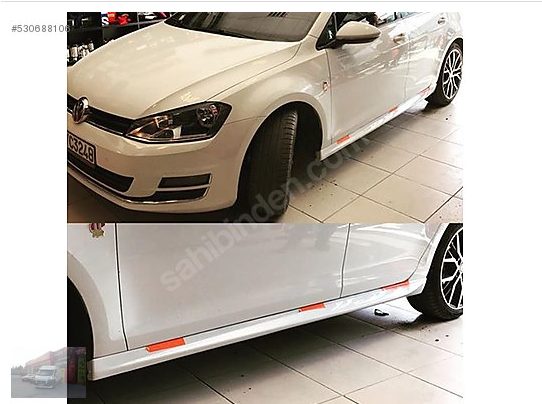 Volkswagen Golf 7 Marşpiyel Takımı / Yan Etek / Karlık Boyalı