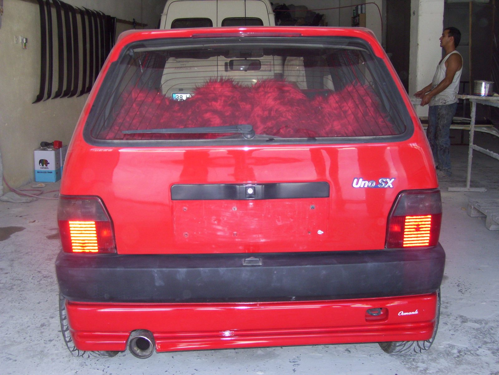 Fiat Uno Arka Karlık Ve Spoyler - Fiberglass