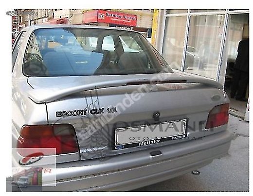 Ford Escort Sedan Spoyler Rüzgarlık Boyalı
