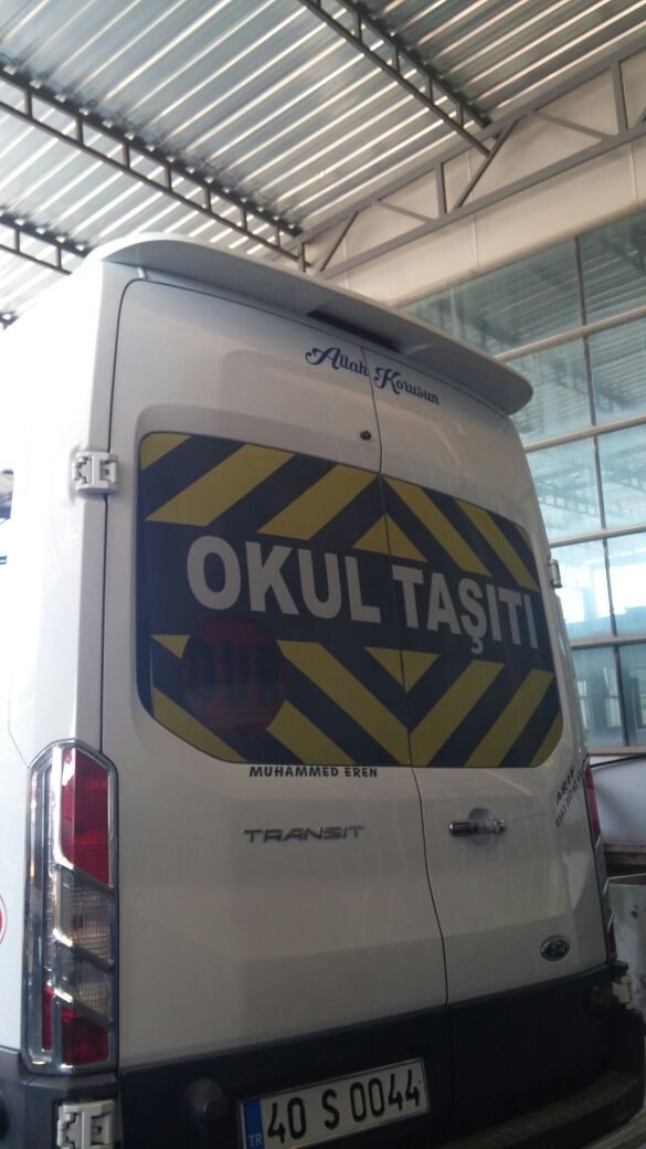 Ford Transit T-18 Geniş Anatomik Spoiler Fiber Y.tavan - Fiberglass
