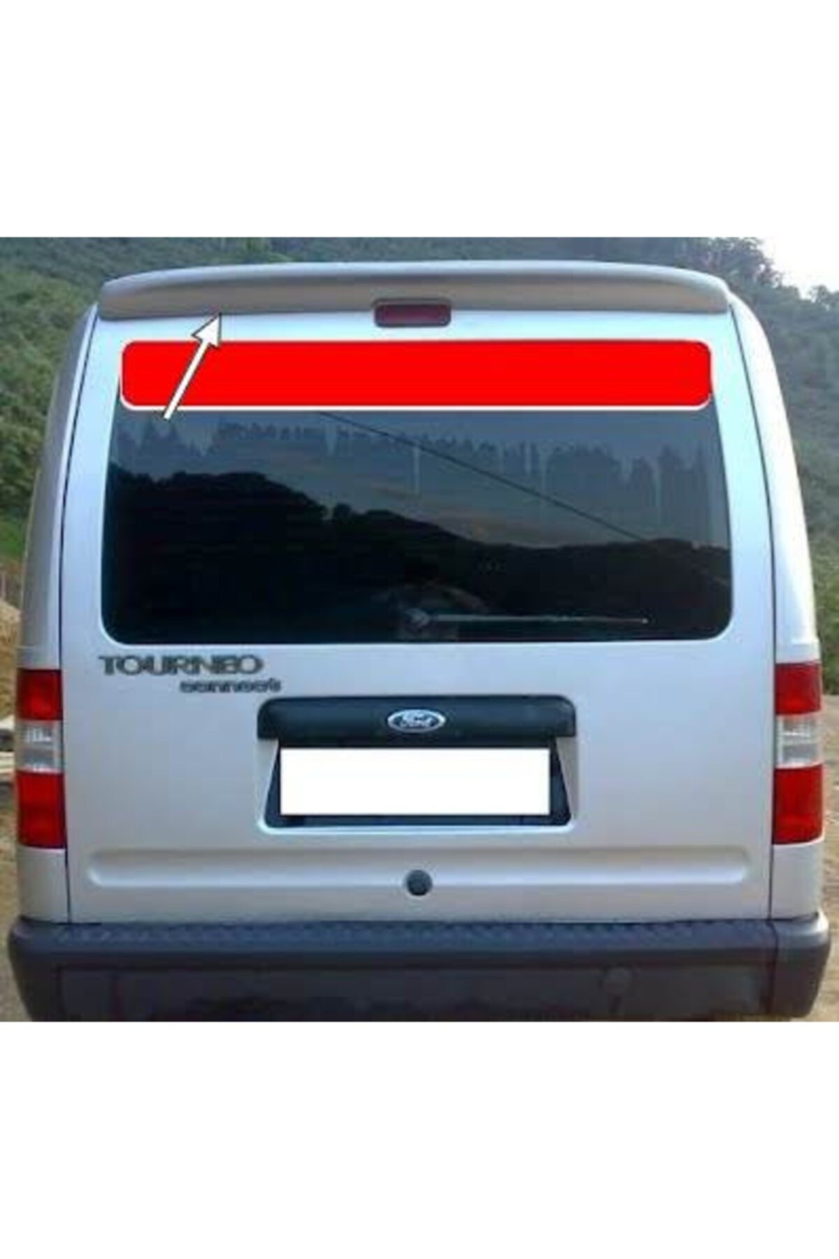Ford Connect 2002-2014 Bagaj Anatomik Bagaj Rüzgarlık Boyasız Spoiler