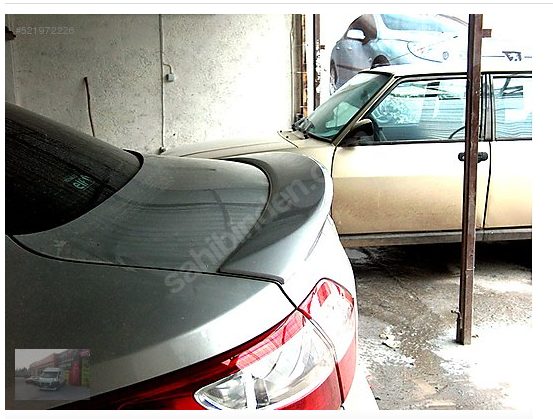 Renault Fluence Anatomik Spoyler Boyalı - Fiberglass