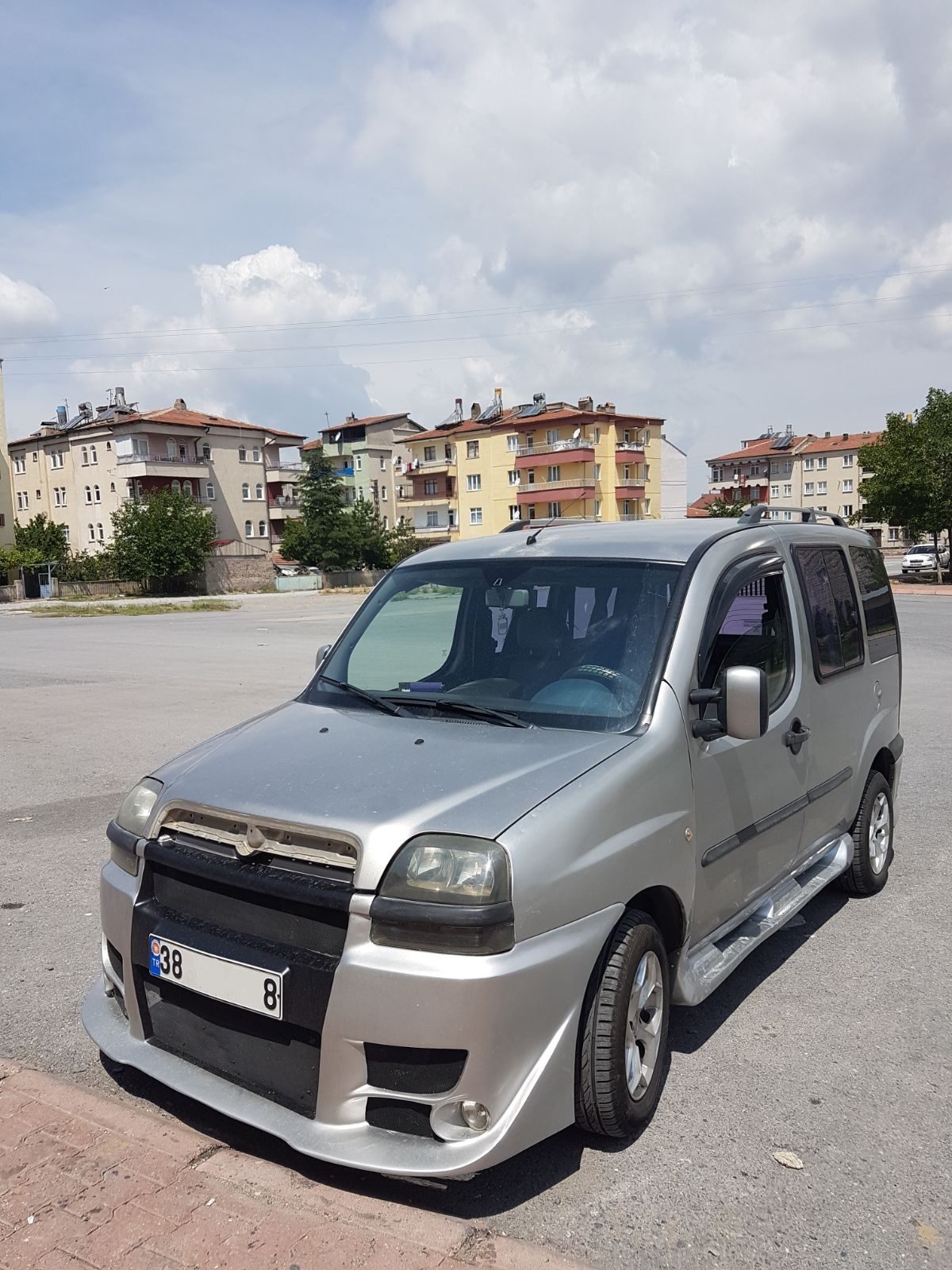 Fiat Doblo 2001-2006 Ön Tampon Giydirme Geçme Tampon
