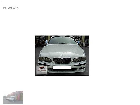Bmw E-39 Ön Tampon Giydirme Boyasız