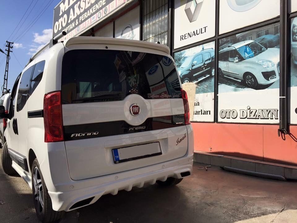 Fiat Fiorino 2008+ Anatomik Spoiler Ve Arka Karlık - Fiberglass