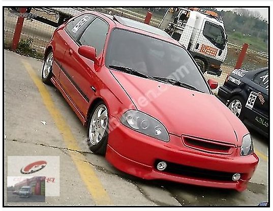 Honda Civic 1996-2000 Model Ön Karlık Tampon Eki Boyasız