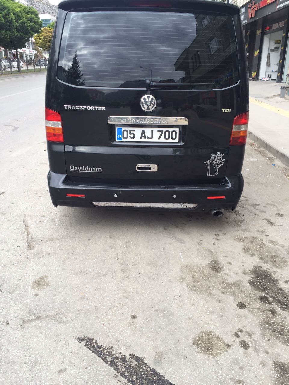 Volkswagen Transporter T. T5 Arka Tampon Komple