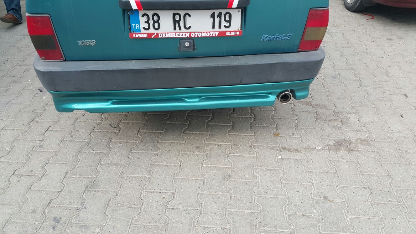 Fiat Kartal 1988-2003 Arka Karlık - Fiberglass