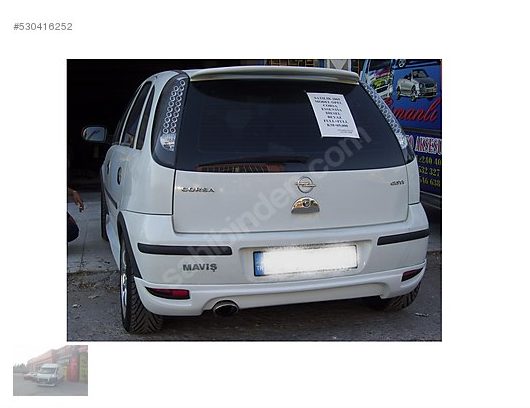 Opel Corsa-c Arka Karlık / Tampon Altı Ek Boyalı