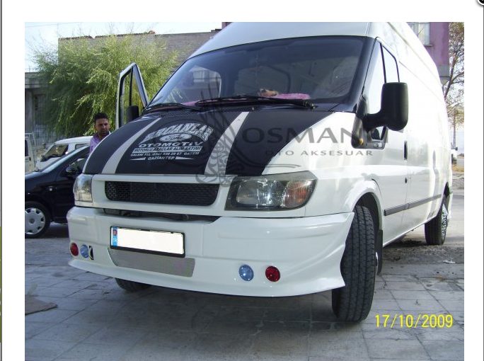 Ford Transit Orta Kasa Ön Tampon Yuvarlak Sisli Model